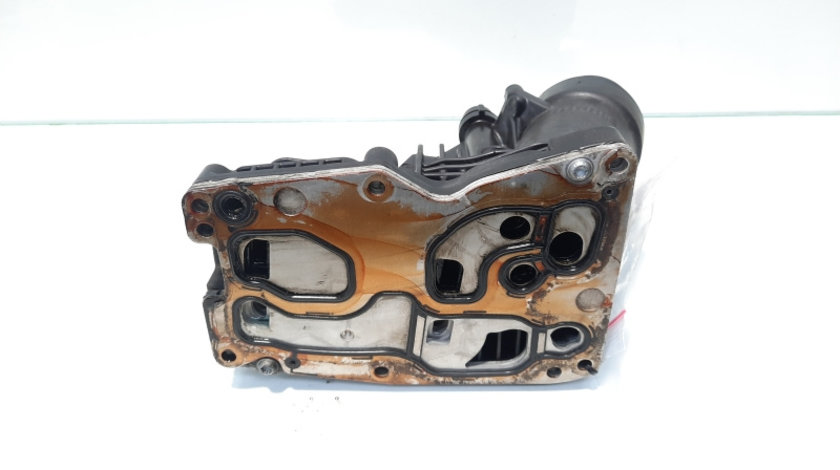 Carcasa filtru ulei cu racitor ulei, cod 70377932, 70377654, Bmw 5 (E60), 2.0 diesel, N47D20C (idi:474601)