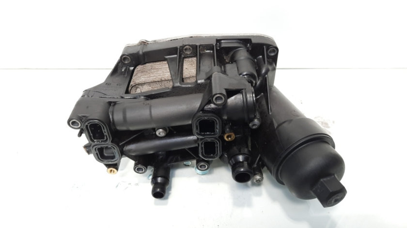 Carcasa filtru ulei cu racitor ulei, cod 70379327, Bmw 3 (E90) 2.0 diesel, N47D20C (id:602686)