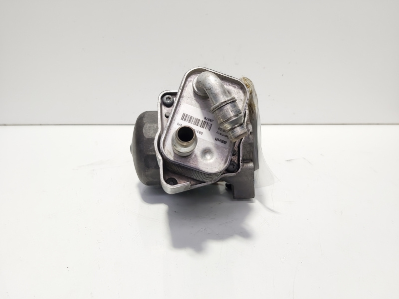 Carcasa filtru ulei cu racitor ulei, cod 7574115, Bmw 3 (E90), 2.0 benz, N43B20A (id:627139)