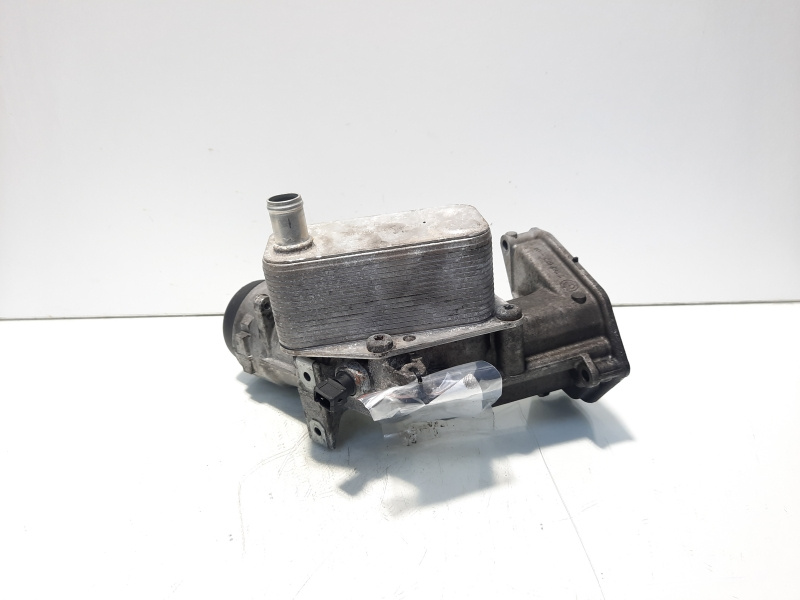 Carcasa filtru ulei cu racitor ulei, cod 7787072-06, Bmw 1 (E81, E87) 2.0 diesel, 204D4 (id:616888)