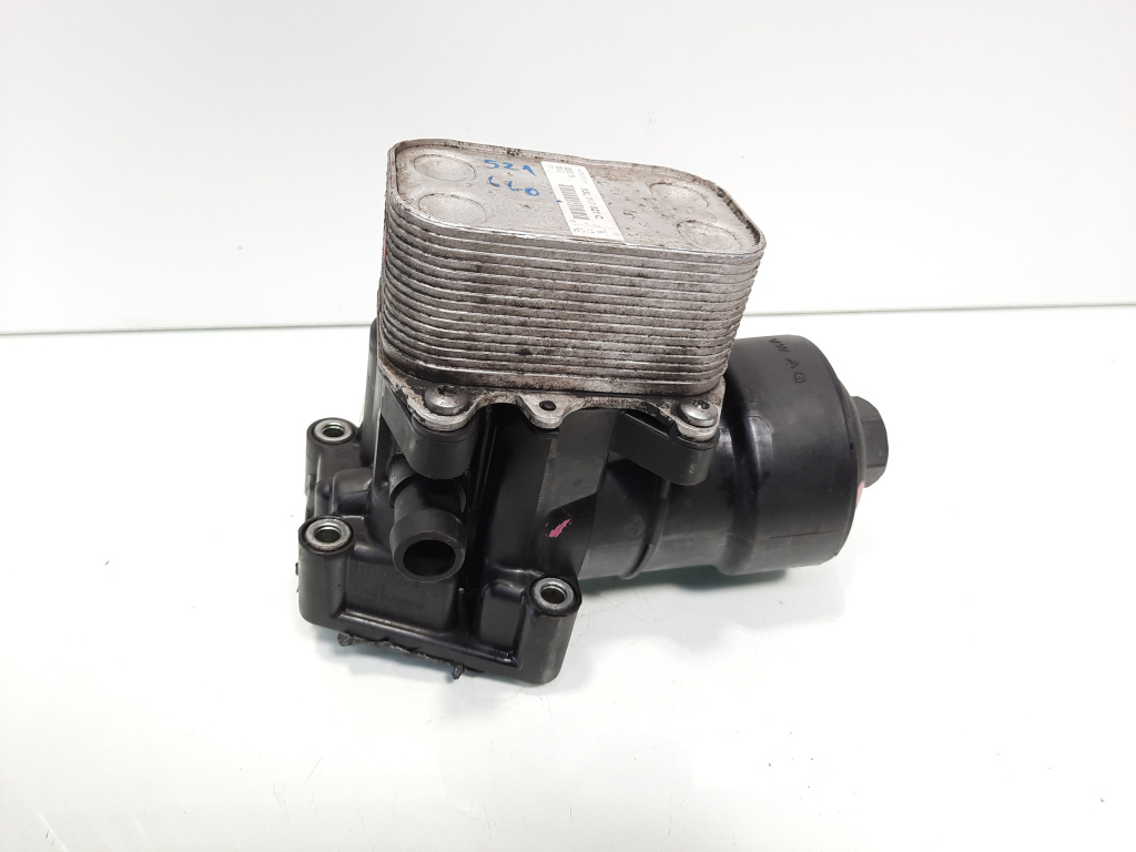 Carcasa filtru ulei cu racitor ulei, cod 03L115389C, 03L117021C, Skoda Octavia 2 Combi (1Z5) 1.6 TDI (id:521660)