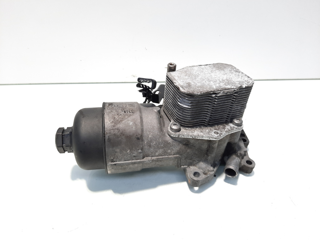 Carcasa filtru ulei cu racitor ulei, cod 9656970080, Peugeot 307 SW, 1.6 HDI, 9HZ (id:544145)