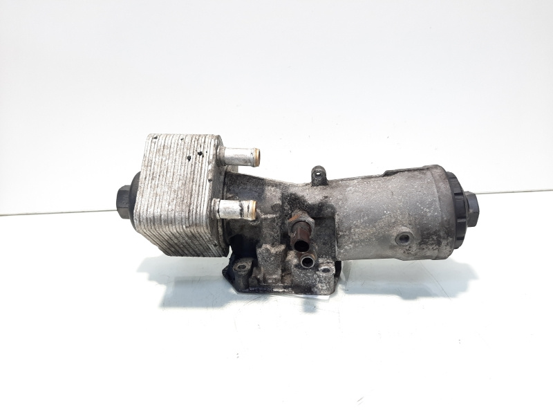 Carcasa filtru ulei cu racitor ulei, cod 045115389J, VW Passat (3C2), 2.0 TDI, BMR (id:615419)