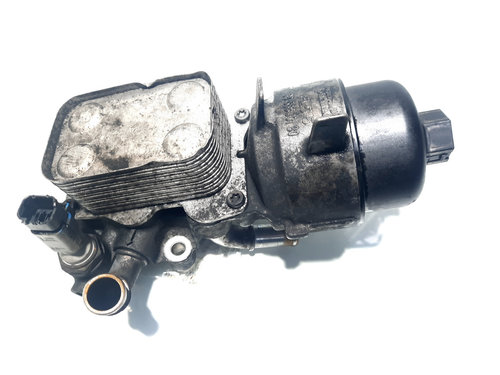 Carcasa filtru ulei cu racitor ulei, cod 9656830180, Peugeot 407, 2.0 HDI, RHR (id:509259)