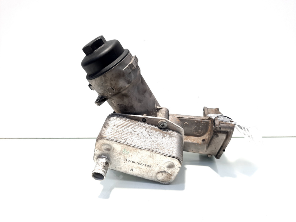Carcasa filtru ulei cu racitor ulei, cod 6740373126, Bmw 1 (E81, E87) 2.0 TDI, 204D4 (id:509411)