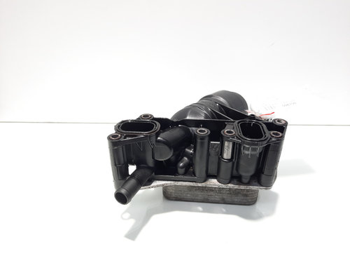 Carcasa filtru ulei cu racitor ulei, cod 152085948R, Renault Grand Scenic 3, 1.6 DCI, R9M402 (id:598...