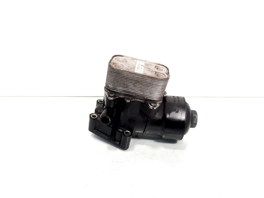 Carcasa filtru ulei cu racitor ulei, cod 03L115389C, 03L117021C, Skoda Octavia 2 Combi, 1.6 TDI, CAY (id:527886)