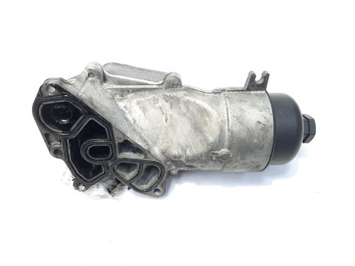 Carcasa filtru ulei cu racitor ulei, cod 9656969980, Peugeot 307, 1.6 HDI, 9HX (9HY) (id:489165)