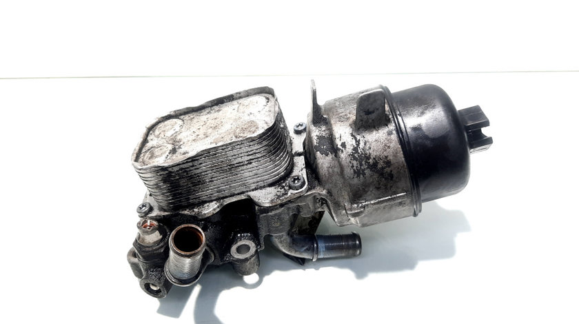 Carcasa filtru ulei cu racitor ulei, cod 9656830180, Peugeot 407, 2.0 HDI, RHR (id:517074)