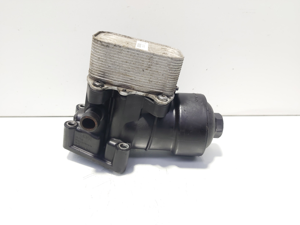 Carcasa filtru ulei cu racitor ulei, cod 03L115389C, 03L117021C, Audi A4 (8K2, B8), 2.0 TDI, CJC (id:633378)