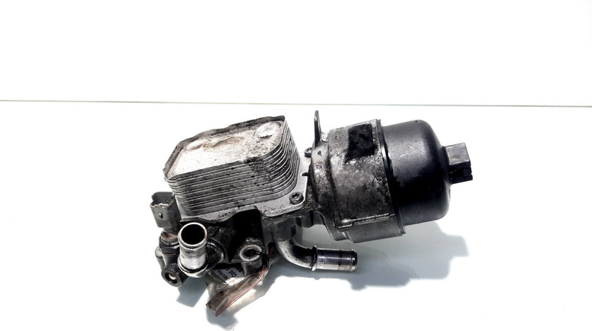 Carcasa filtru ulei cu racitor ulei, cod 9656830180, Peugeot 5008, 2.0 HDI, RHF (idi:517069)