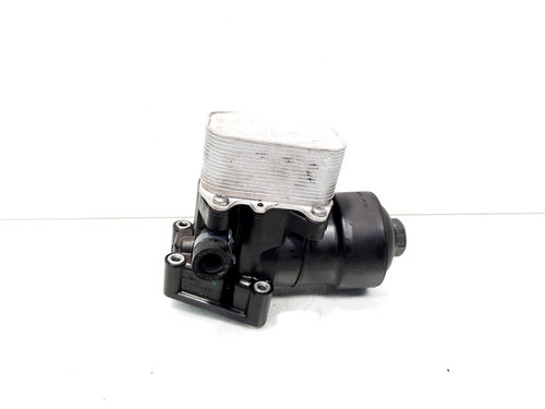 Carcasa filtru ulei cu racitor ulei, cod 03L115389C, 03L117021C, Audi A5 Cabriolet (8F7), 2.0 TDI, C...