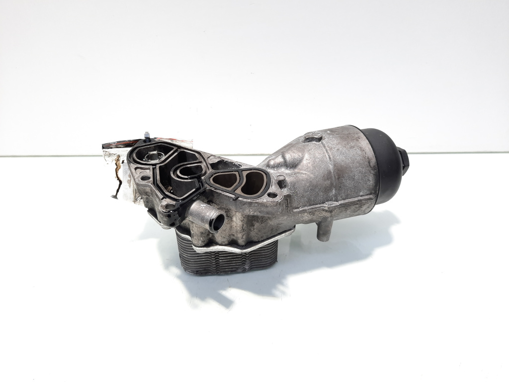 Carcasa filtru ulei cu racitor ulei, cod 9687911280, Ford Focus 3, 1.6 TDCI, T1DA (id:577362)
