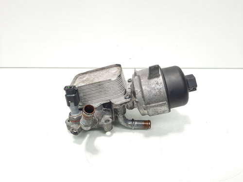 Carcasa filtru ulei cu racitor ulei, cod 9685997780, Ford Kuga I, 2.0 TDCI, TXDA (id:556931)