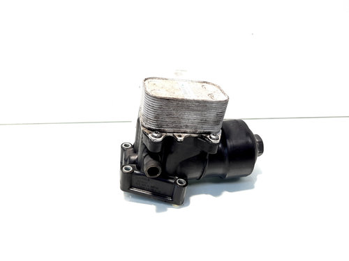 Carcasa filtru ulei cu racitor ulei, cod 03L115389C, 03L117021C, Skoda Octavia 2 Combi (1Z5) 1.6 TDI...