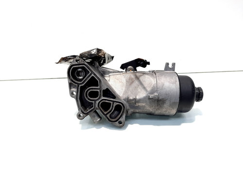 Carcasa filtru ulei cu racitor ulei, cod 9656970080, Peugeot 307 SW, 1.6 HDI, 9HZ (id:545383)