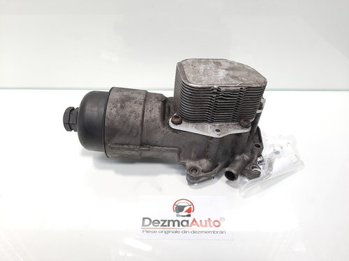 Carcasa filtru ulei cu racitor ulei, Peugeot 307 SW [Fabr 2002-2008] 1.6 hdi, 9HZ, 9656970080 (id:43...