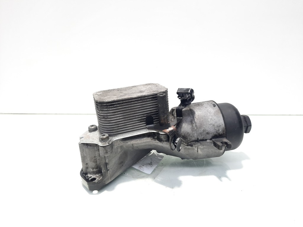 Carcasa filtru ulei cu racitor ulei, Peugeot 307 SW, 1.6 HDI, 9HX (id:583072)