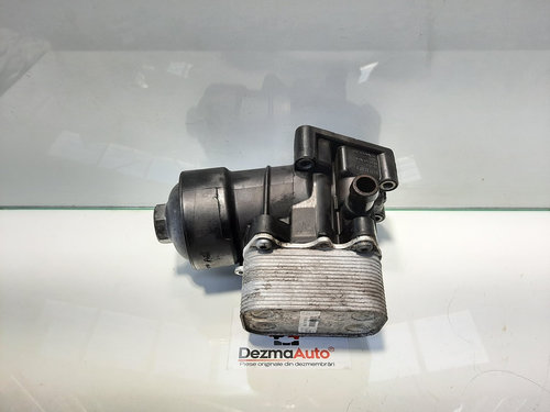 Carcasa filtru ulei cu racitor ulei, Vw Eos (1F7, 1F8) [Fabr 2006-2015] 2.0 tdi, CFF, 03L115389C, 03...
