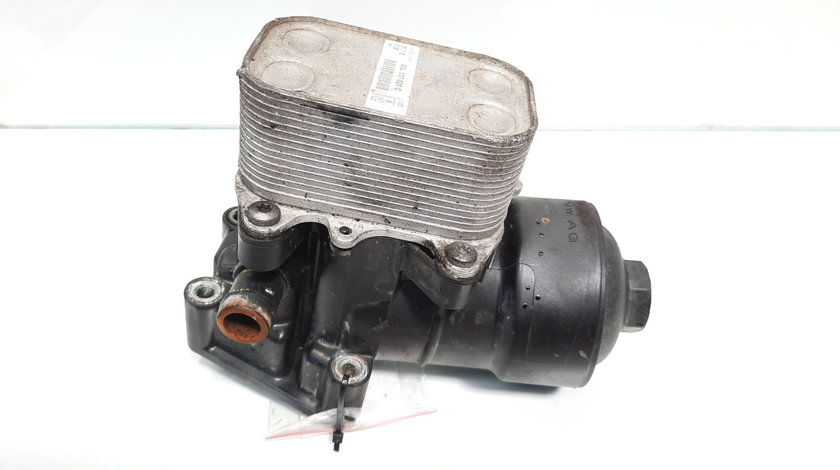 Carcasa filtru ulei si racitor ulei, cod 03L115389C, 03L117021C, Audi A3 Cabriolet (8P7), 1.6 TDI, CAY (idi:476924)