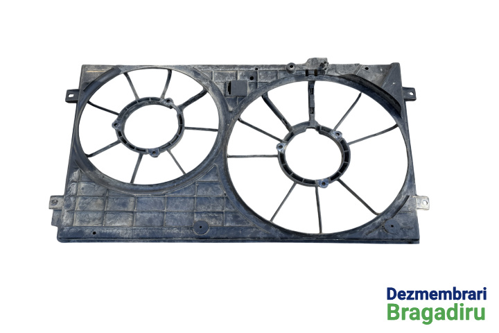 Carcasa suport electroventilatoare Cod: 1K0121207T Volkswagen VW Golf 5 [2003 - 2009] Hatchback 3-usi 1.9 TDI 6DSG (105 hp) Cod motor: BKC, Cod cutie: HLH, Cod culoare: LA6Q