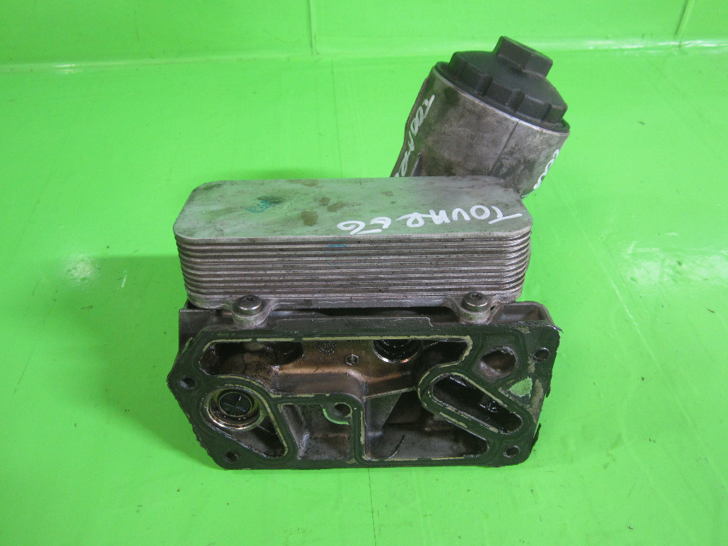 CARCASA / SUPORT FILTRU ULEI / TERMOFLOT VW TOUAREG 2.5 TDI FAB. 2002 - 2010 ⭐⭐⭐⭐⭐