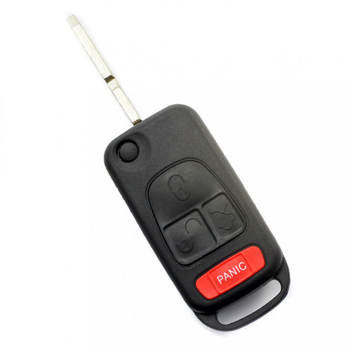Carcasa Tip Cheie Briceag Cu 3 Butoane Buton Panica Lama 4 Piste Mercedes Benz CC070