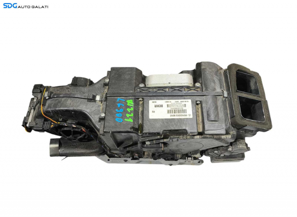 Carcasa Tubulatura Aeroterma cu Rezitenta Trepte Motoras Reglaj Radiator Cotiera Aer Conditionat AC Mercedes Clasa S Class W221 2005 - 2013 Cod 2218300262 [L6900]
