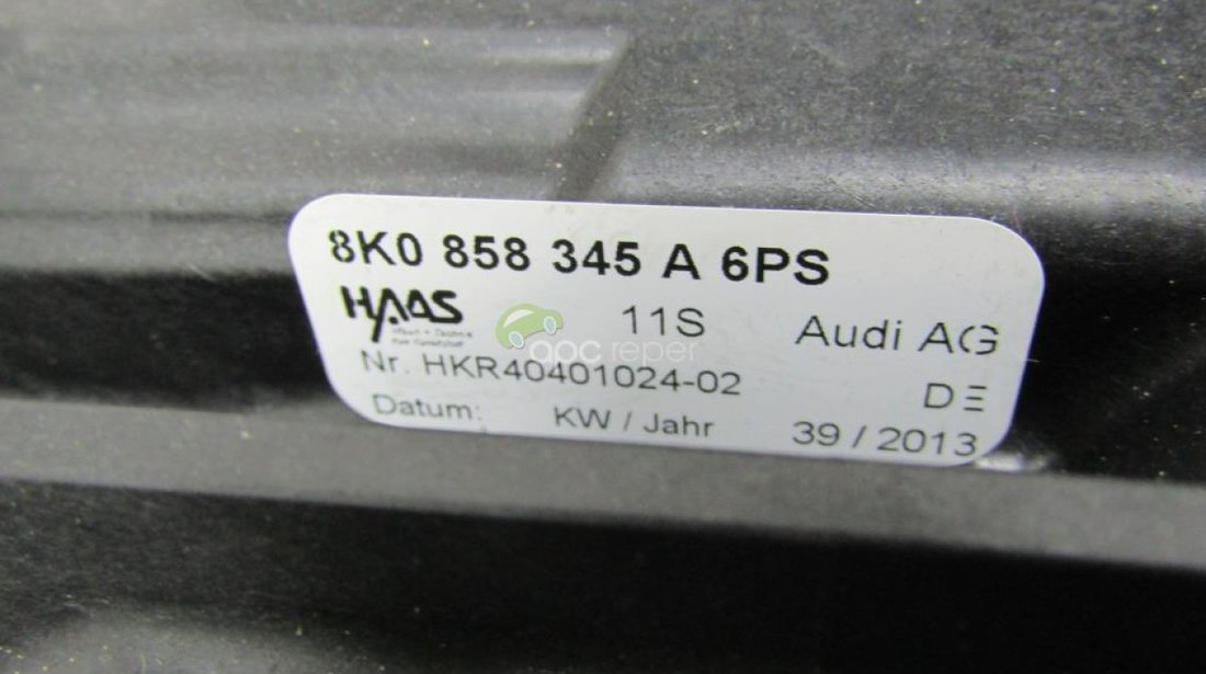 Carcasa Volan cu tempomat Audi A4 8K / A5 8T Cod OEM 8K0858345A 6ps