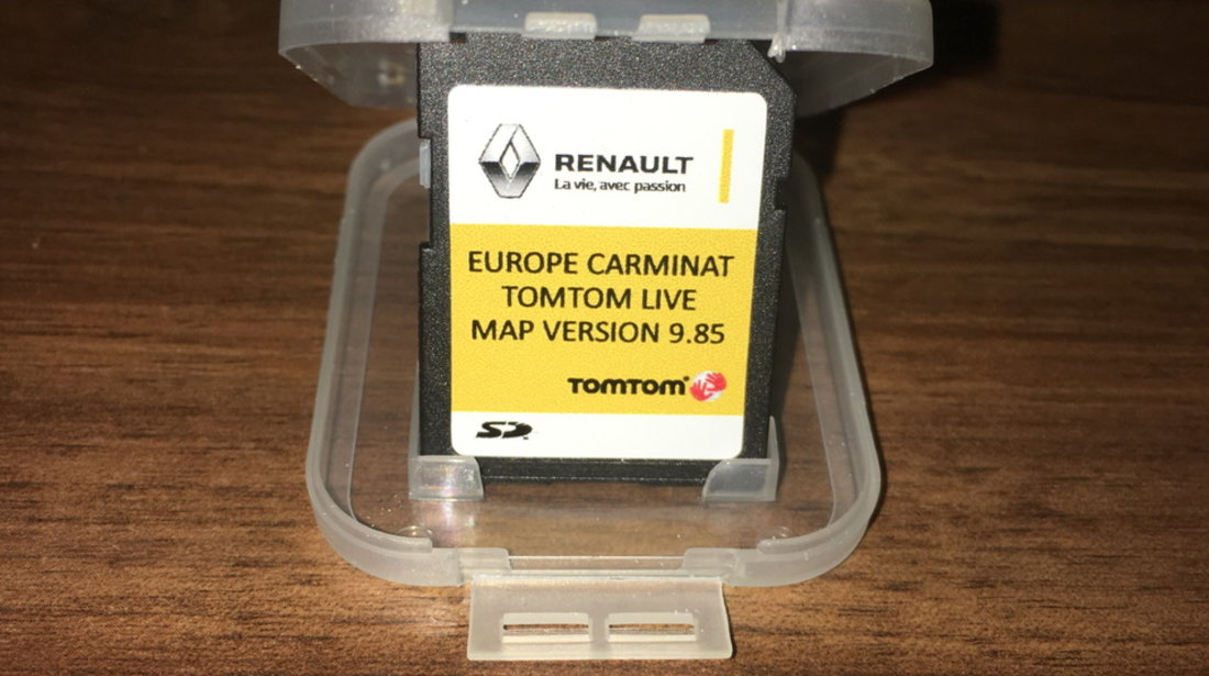 CARD Harti navigatie Renault Carminat TOMTOM LIVE V985 August 2017