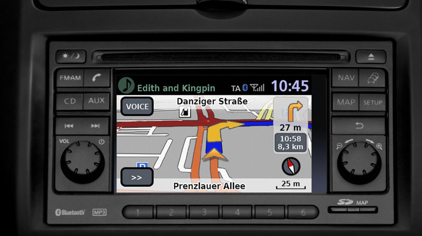 Card Navigatie original NISSAN Juke QASHQAI Note Micra 2018