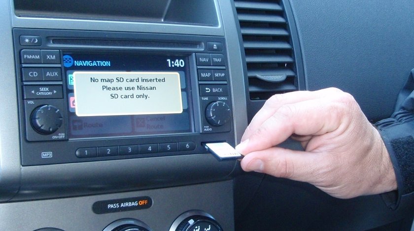 Card Navigatie original NISSAN Juke QASHQAI Note Micra 2018