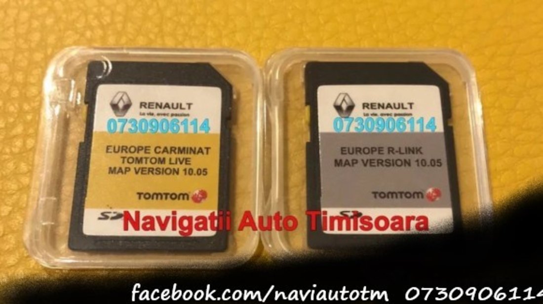 CARD navigatie Renault Clio Megane Laguna Carminat LIVE Rlink 2020