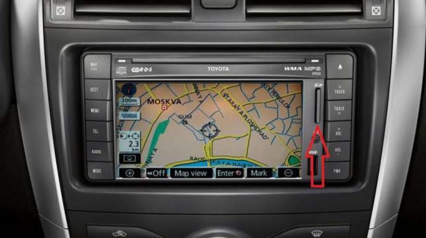 Card Original navigatie Toyota TNS 510 Harti EUROPA + ROMANIA 2019/2020