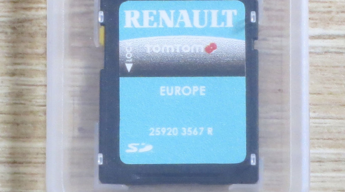 Card ORIGINAL Tom Tom Live GPS Update Renault Harti 2017