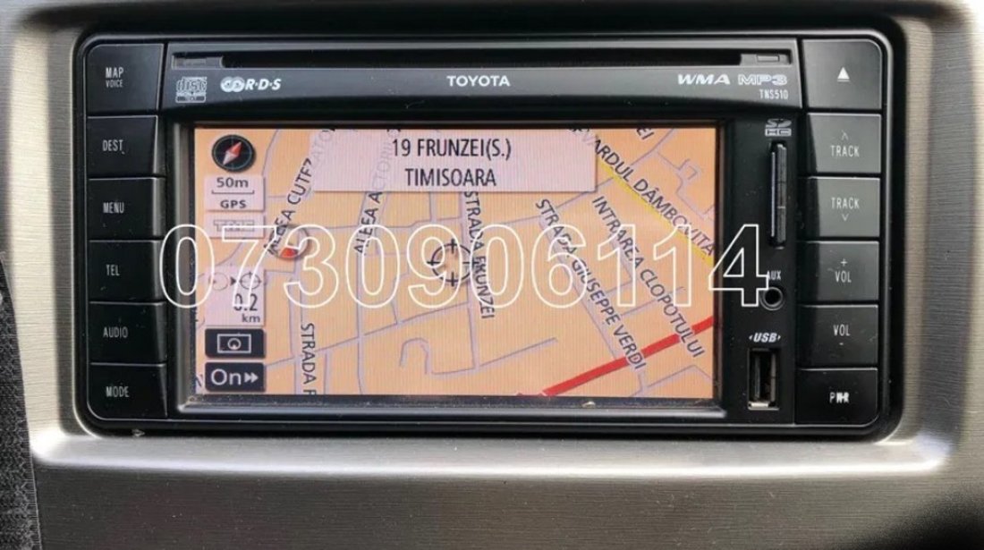 Card Original Toyota TNS 510 RAV4 Prius Harti Europa Romania 2019