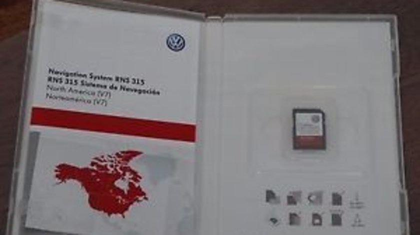 CARD SD Volkswagen RNS 315 harta navigatie Europa Est Romania 2016