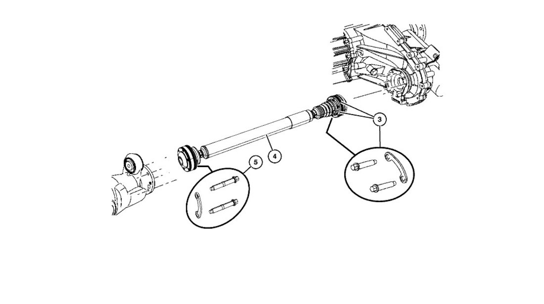 Cardan fata Jeep Grand Cherokee (poz.4) CHRYSLER OE 52853431AA