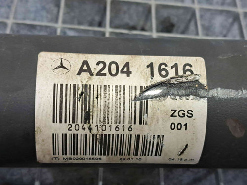 Cardan Mercedes Clasa C (W204) [Fabr 2007-2014] A2041616 2.2 CDI 651911 2.2 CDI 651911 80KW / 109CP