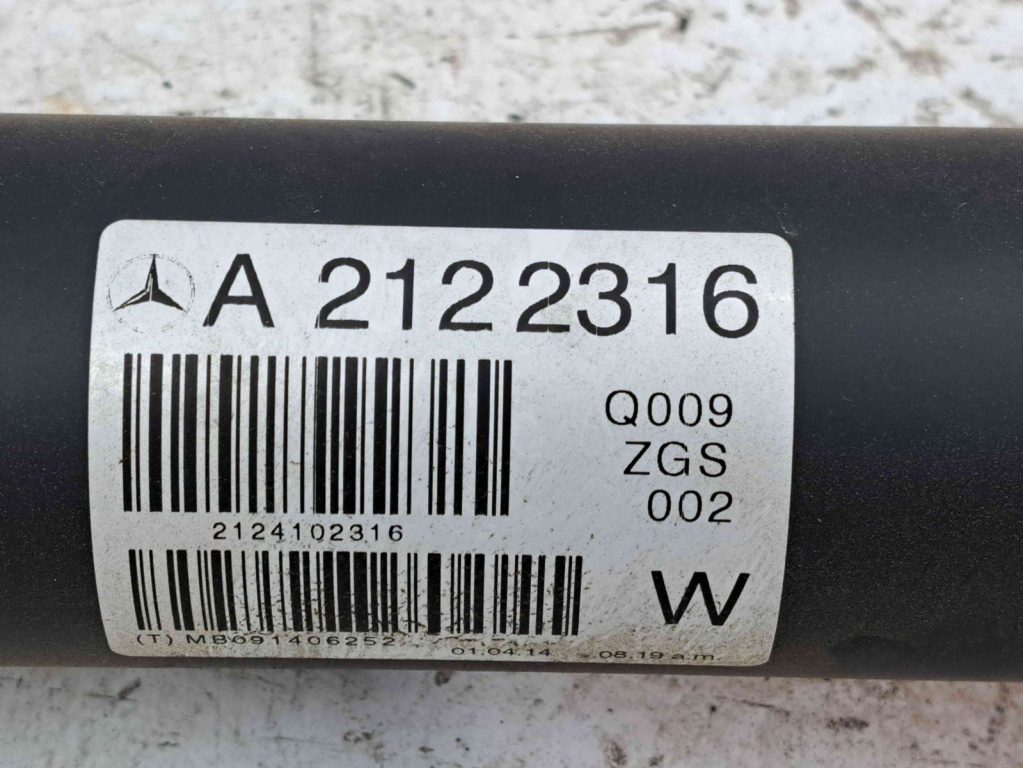 Cardan Mercedes Clasa E (W212) [Fabr 2009-2016] A2122316 2.2 CDI 651924 125KW / 170CP 2.2 CDI 651924 125KW / 170CP