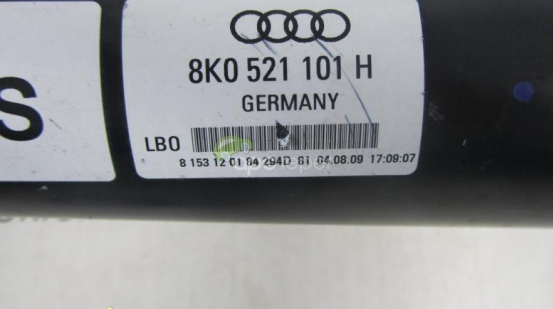 Cardan original Audi A4 8K cod 8K0521101H 2 0 TFSI