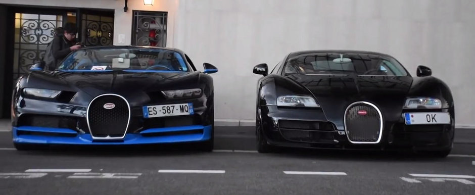 Care erau sansele sa se intample asta? A pozat noua masina de la Bugatti... exact langa cea veche! Care erau sansele sa se intample asta? A pozat noua masina de la Bugatti... exact langa cea veche!