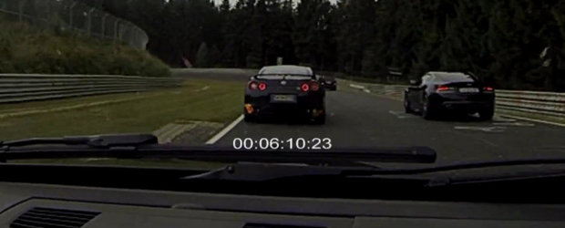 Care-i mai rapid? Duel la Nurburgring intre un BMW M3 si un Nissan GT-R