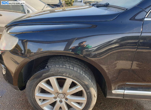 Carenaj Aparatoare Noroi Roata Stanga Fata Volkswagen Touareg 7L FL Facelift 2007 - 2010 [C9660]