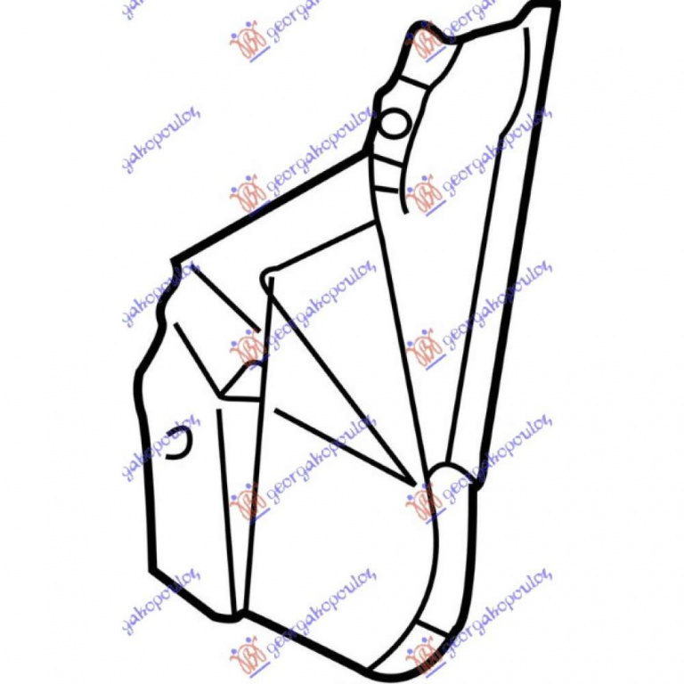 Carenaj Aripa - Hyundai Accent H/B 1999 , 86822-25700