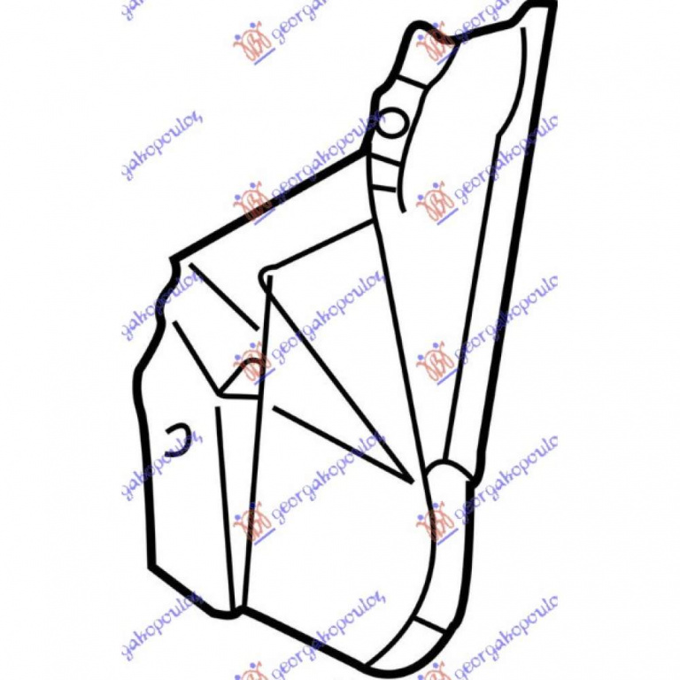 Carenaj Aripa - Hyundai Accent L/B 1999 , 86822-25700