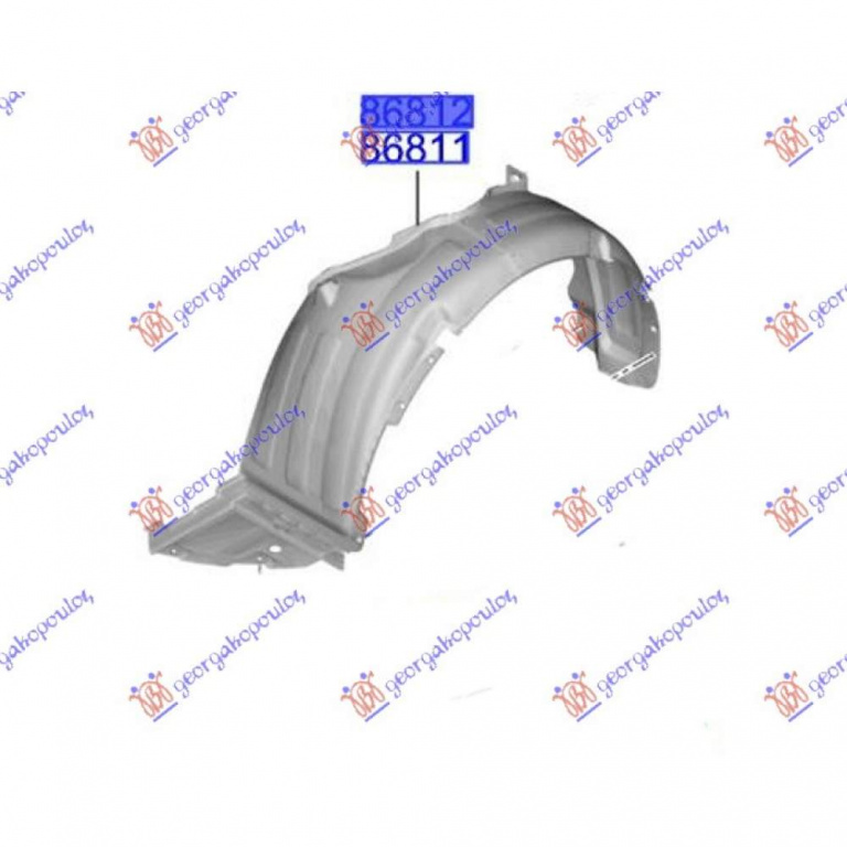 Carenaj Aripa - Hyundai I10 1999 , 86811-K7000