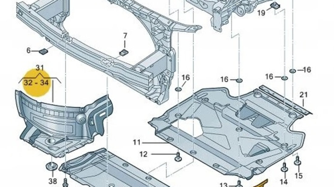 Carenaj Roata Fata Dreapta Am Audi A6 C7 2011-2014 4G0853888C