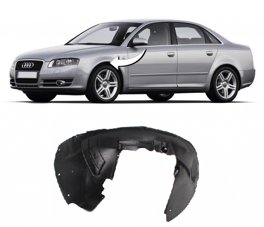 Carenaj Roata Fata Stanga Am Audi A4 B7 2004-2008 8E0821171F