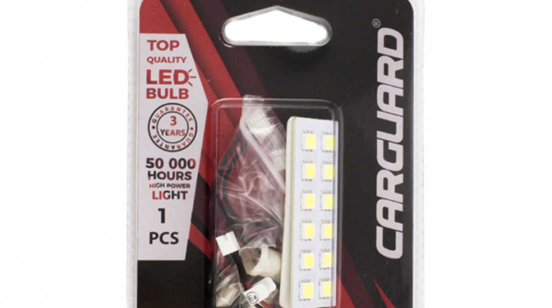 Carguard Placă Led Smd 20x60MM W5W C5W BA9S CLD313